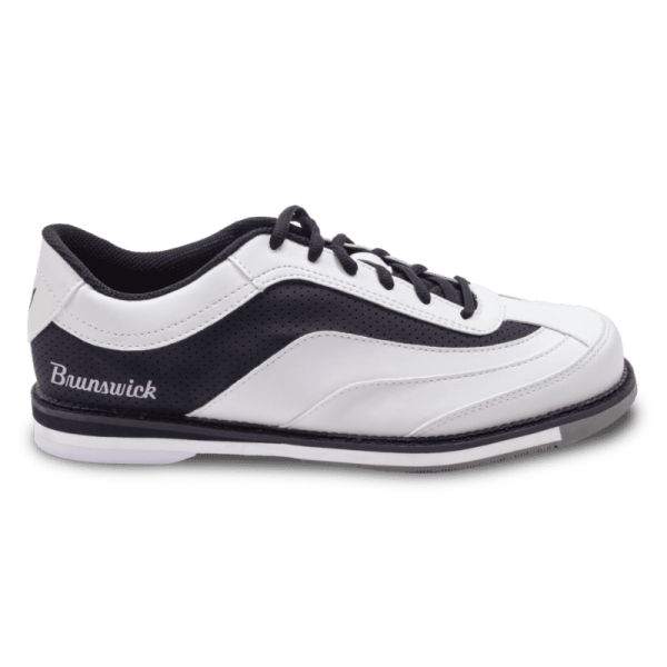 Brunswick Rampage White/Black Men’s Right Handed Bowling Shoes
