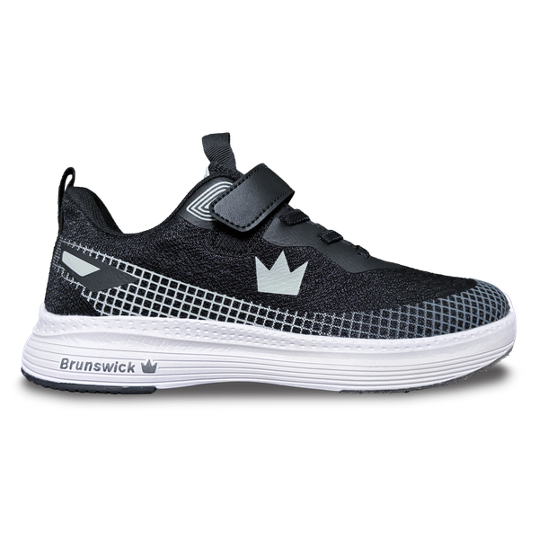 Brunswick Strike Zone Youth Bowling Shoes Black/Grey