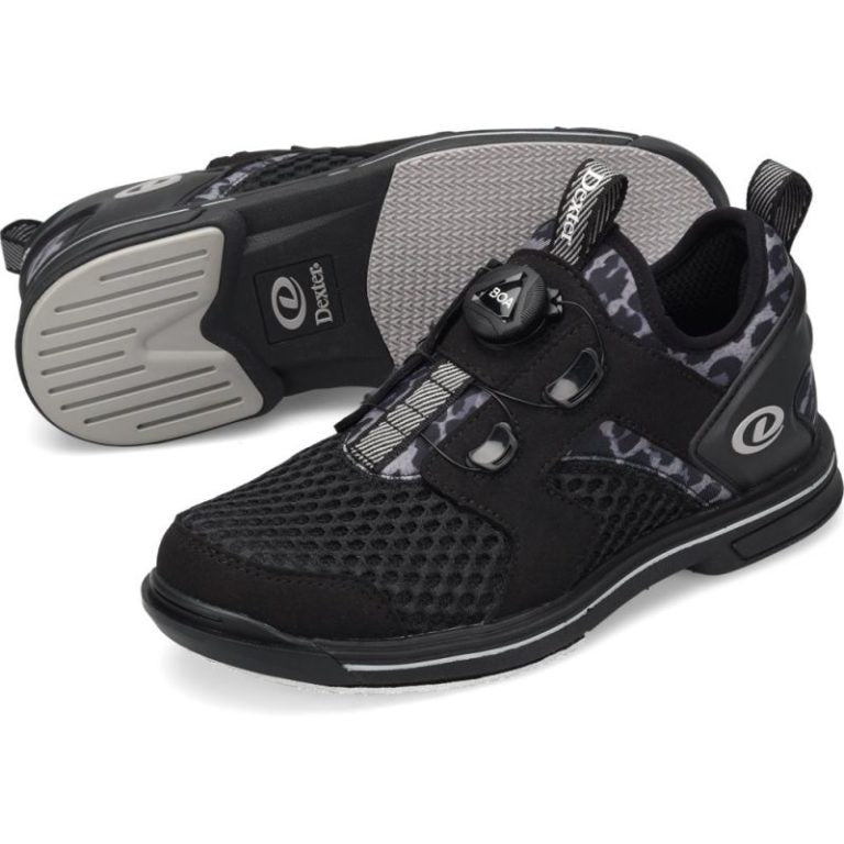 Dexter Pro BOA Black/Grey Leopard Right Handed Women’s Bowling Shoes