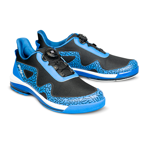 KR TPC Gladiator Men’s Black Blue Right Hand Bowling Shoes