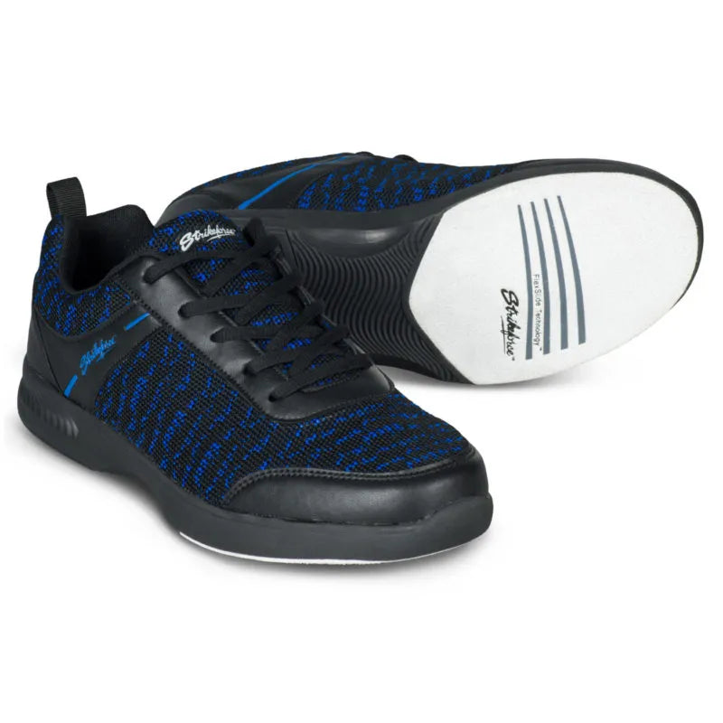 KR Strikeforce Flyer Mesh Lite Black Royal Men’s WIDE Bowling Shoes