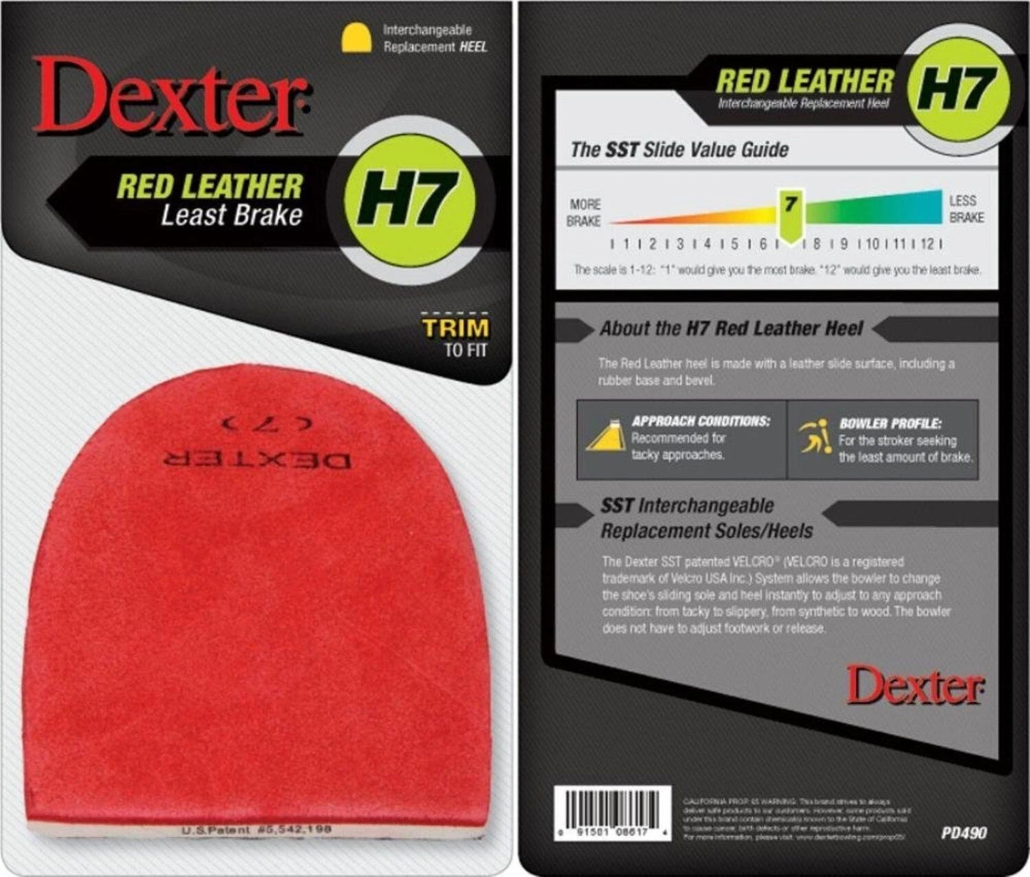 Dexter H7 Red Leather SST Heel