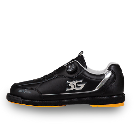 NEW      3G Men's Dial Racer Black Chrome Right Hand Wide Bowling Shoes