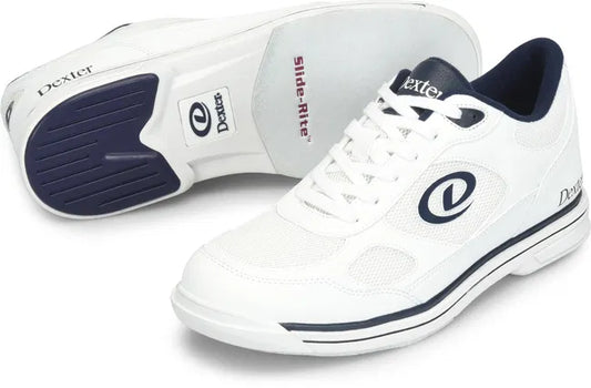 Dexter Randy White Navy Men’s Wide Bowling Shoes