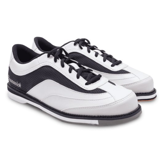 Brunswick Rampage White/Black Men’s Right Handed Bowling Shoes