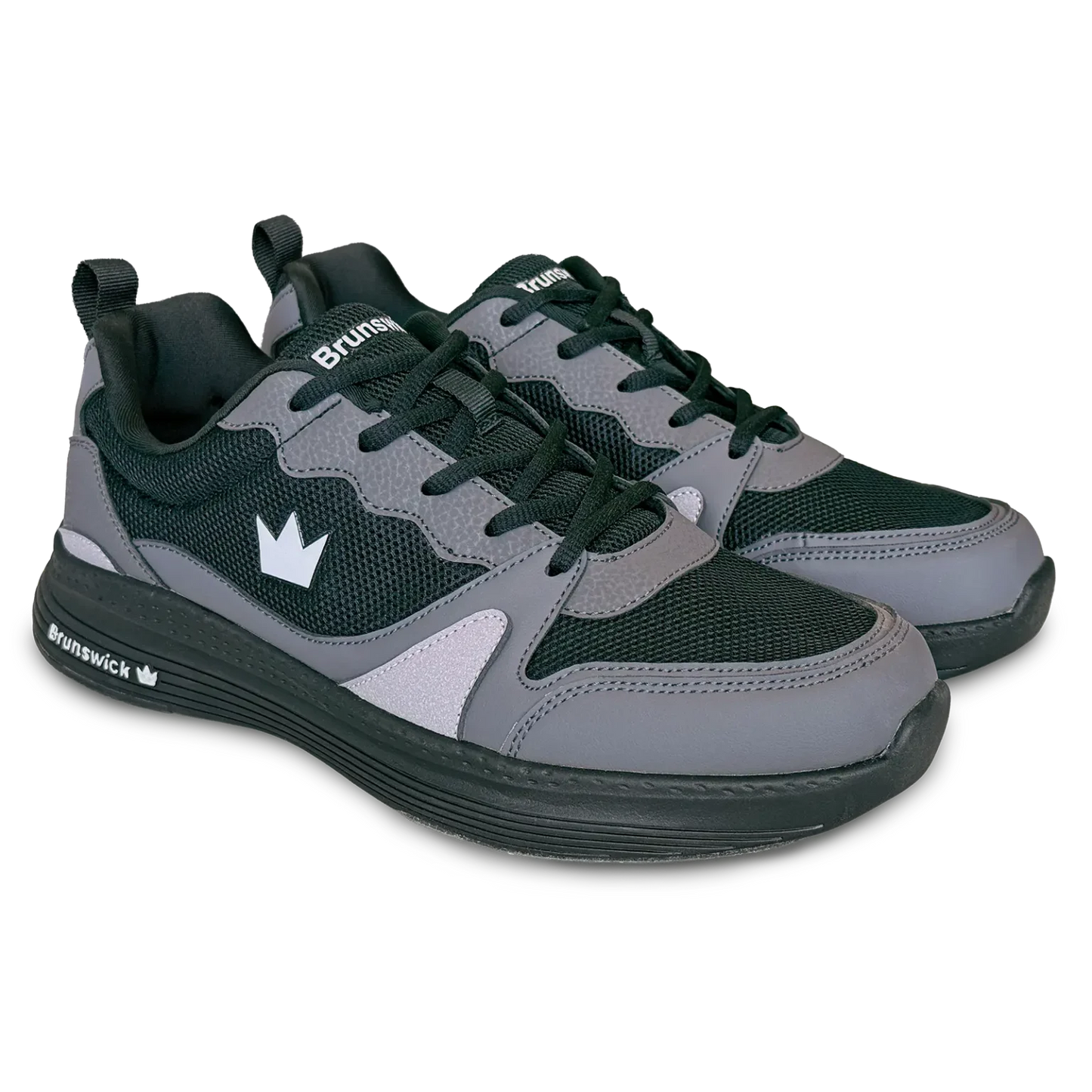 Brunswick Men’s Outback Black Grey Bowling Shoes