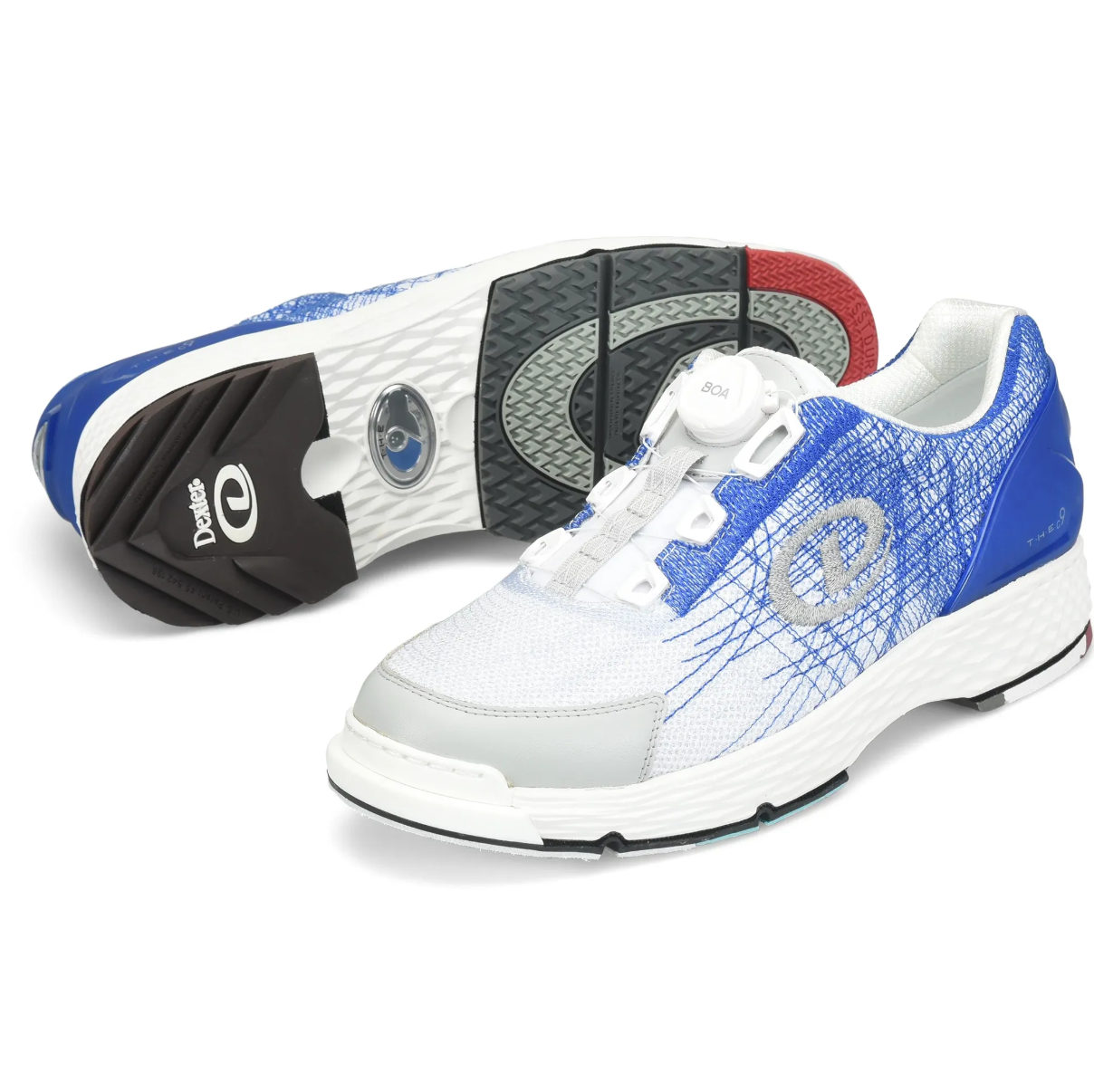 Dexter THE C9 Techknit BOA Blue White Men’s Right Hand Bowling Shoes