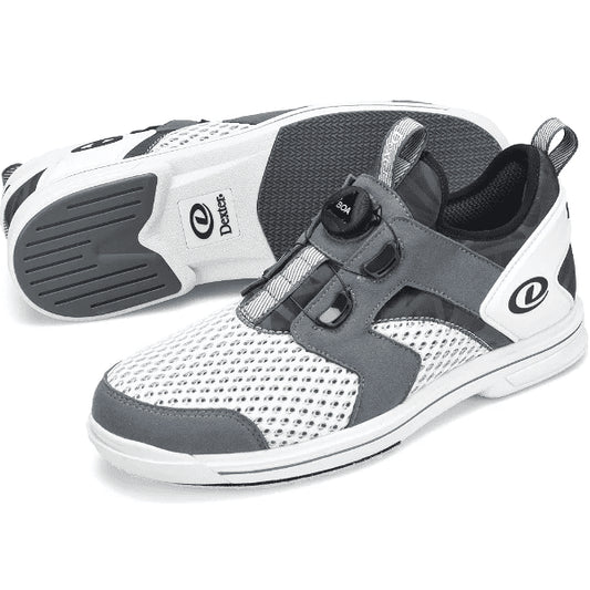 Dexter Pro BOA White/Grey Men’s Right Hand Bowling Shoes