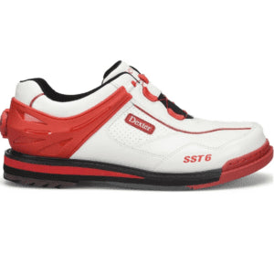 Dexter Mens SST 6 Hybrid BOA White Red Right Hand Bowling Shoes