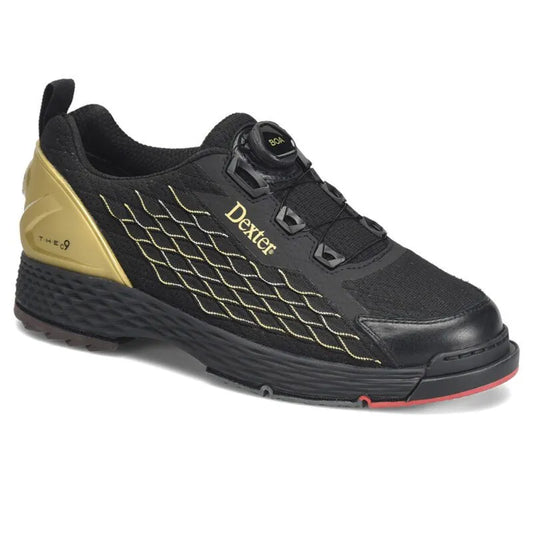 Dexter THE C9 Knit BOA Bowling Shoes Black/Gold