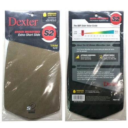 Dexter Oversize Slide Sole S2 Brown Microfiber
