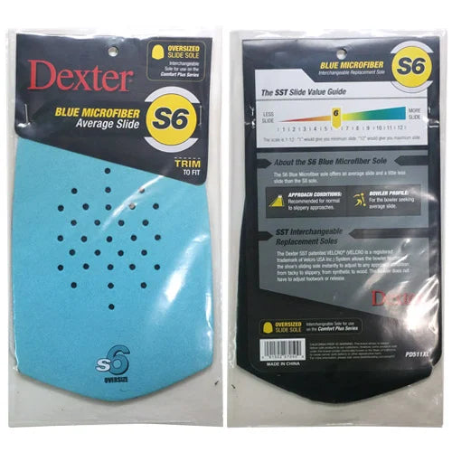 Dexter Oversize Slide Sole S6 Blue Microfiber