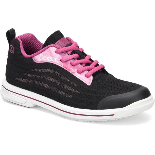 Dexter Dexlite Knit Black/Pink Women’s Bowling Shoes