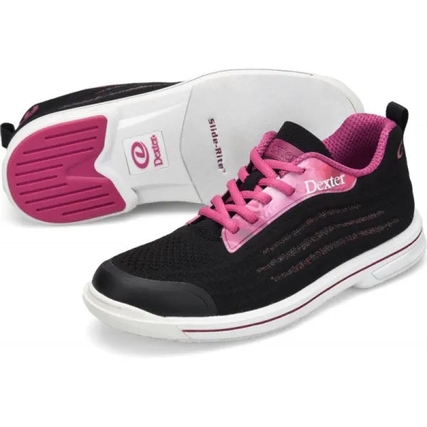 Dexter Dexlite Knit Black/Pink Women’s Bowling Shoes