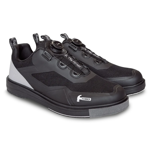 Hammer Vibe Black Grey Left Hand Bowling Shoes