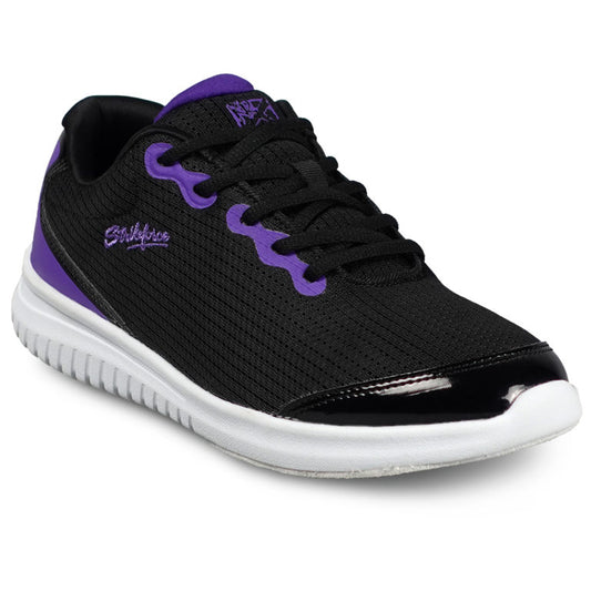 KR Strikeforce Glitz Black/Purple Women’s Bowling Shoes