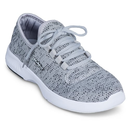 KR Strikeforce Maui Grey Knit Girls Youth Bowling Shoes