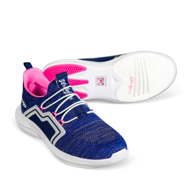 KR Strikeforce Milan Women’s Bowling Shoes Navy/Pink
