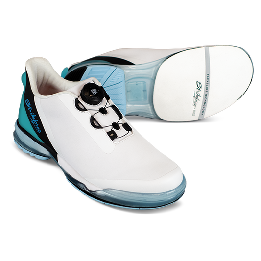 KR TPC Hype Right Handed Bowling Shoes White/Black/Sky