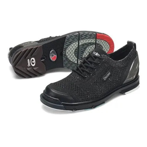 Dexter Women’s THE 9 Knit ST Black Silver Bowling Shoes