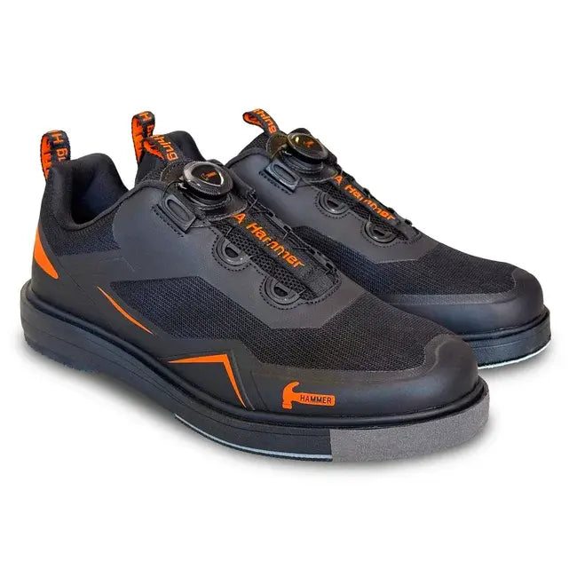 Hammer Vibe Black Orange Right Hand Bowling Shoes