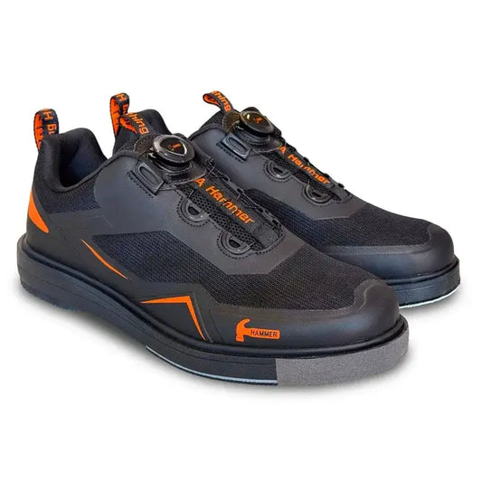 Hammer Vibe Black Orange Right Hand Bowling Shoes