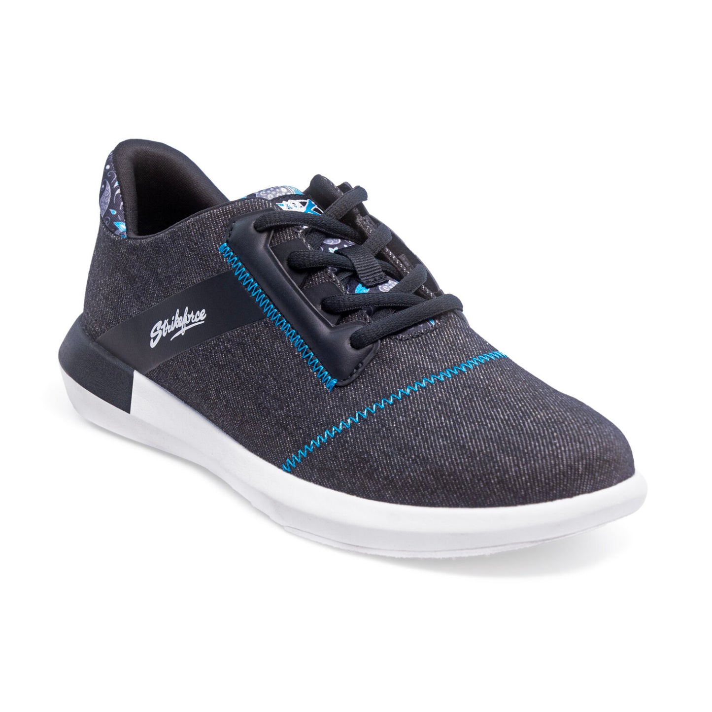 KR Strikeforce Lux Black Ocean Blue Women’s Bowling Shoes