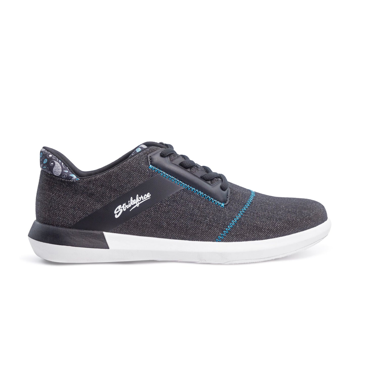 KR Strikeforce Lux Black Ocean Blue Women’s Bowling Shoes
