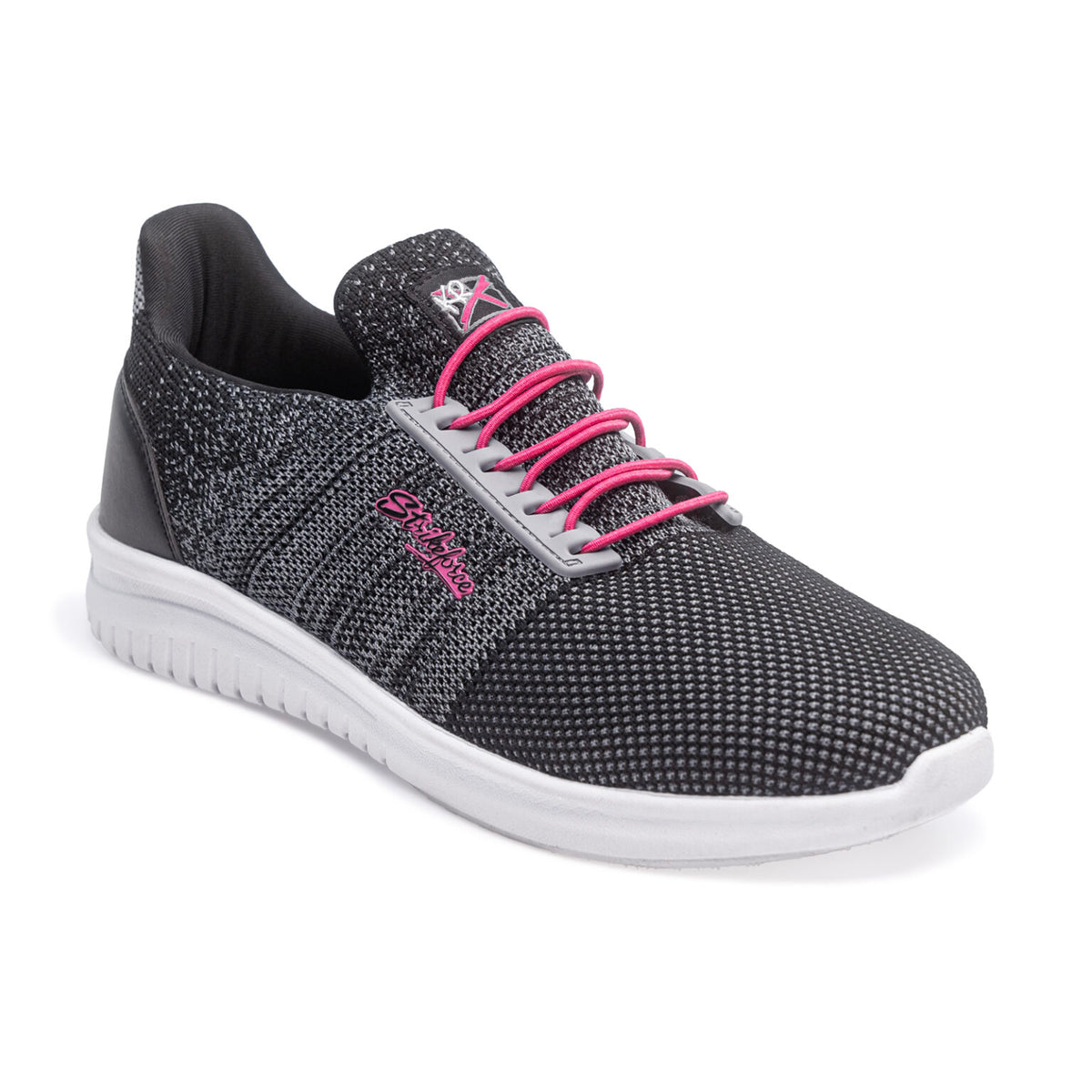 KR Strikeforce Rhythm Dark Grey Pink Women’s Bowling Shoes