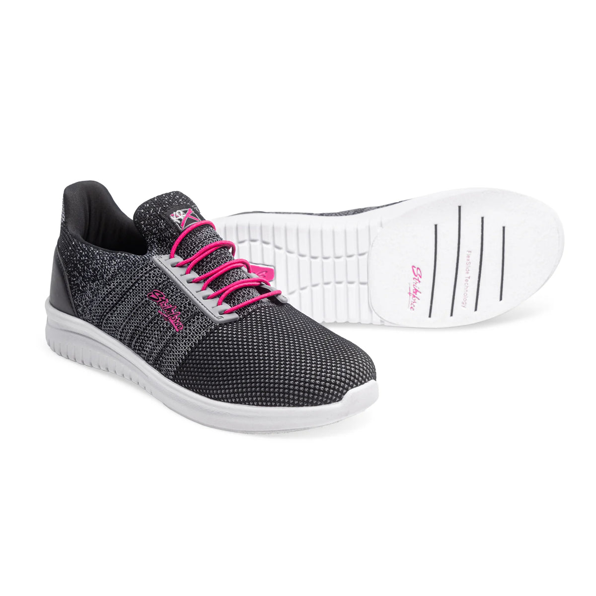 KR Strikeforce Rhythm Dark Grey Pink Women’s Bowling Shoes