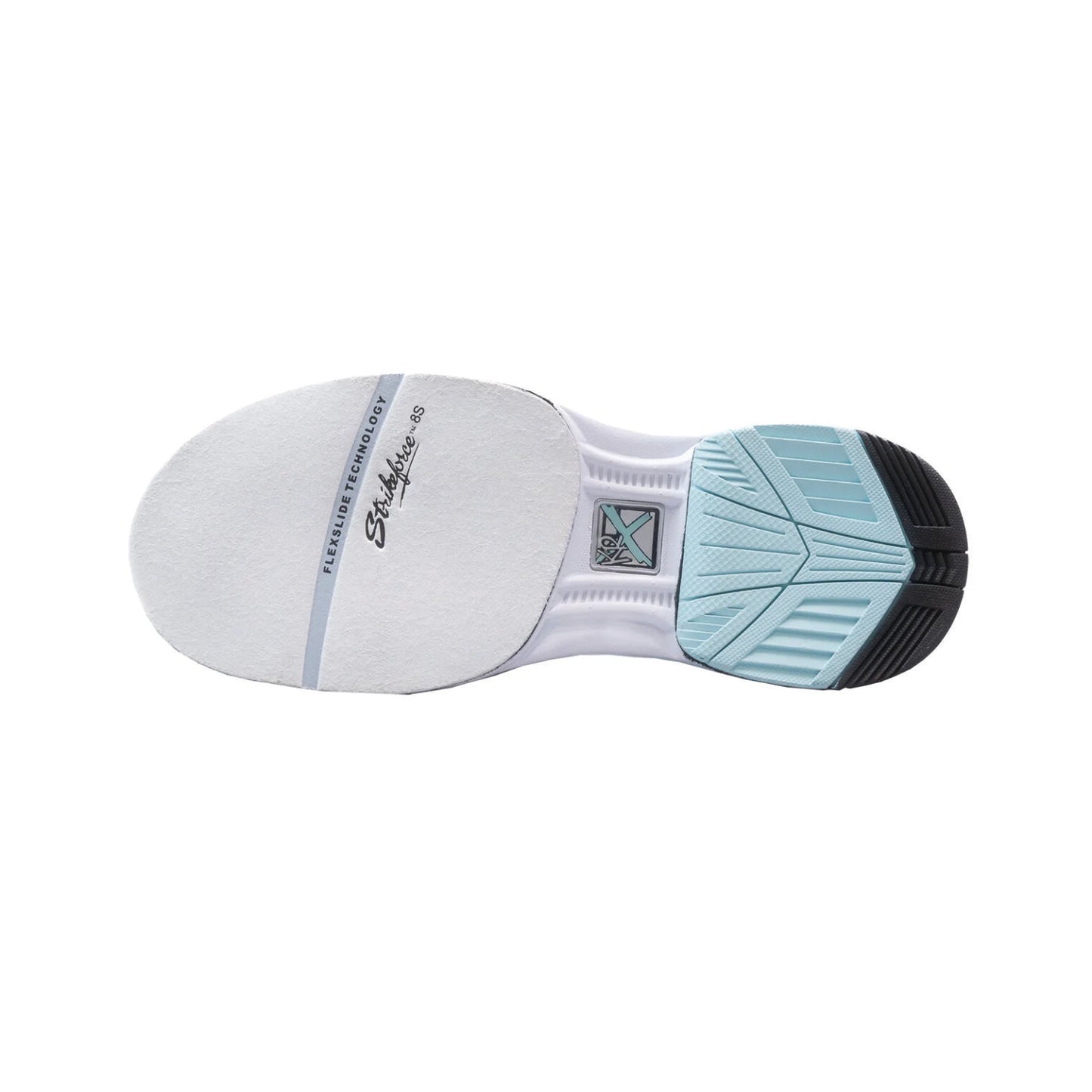 KR Strikeforce Lady Jet White Teal Left Hand Women’s Bowling Shoes