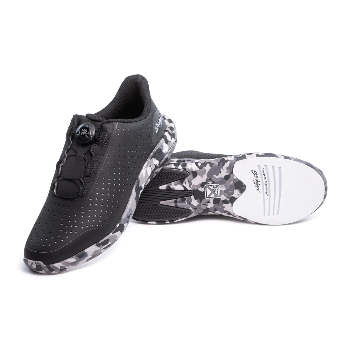 KR Strikeforce Arrow Fast Twist Black Camo Men’s Bowling Shoes